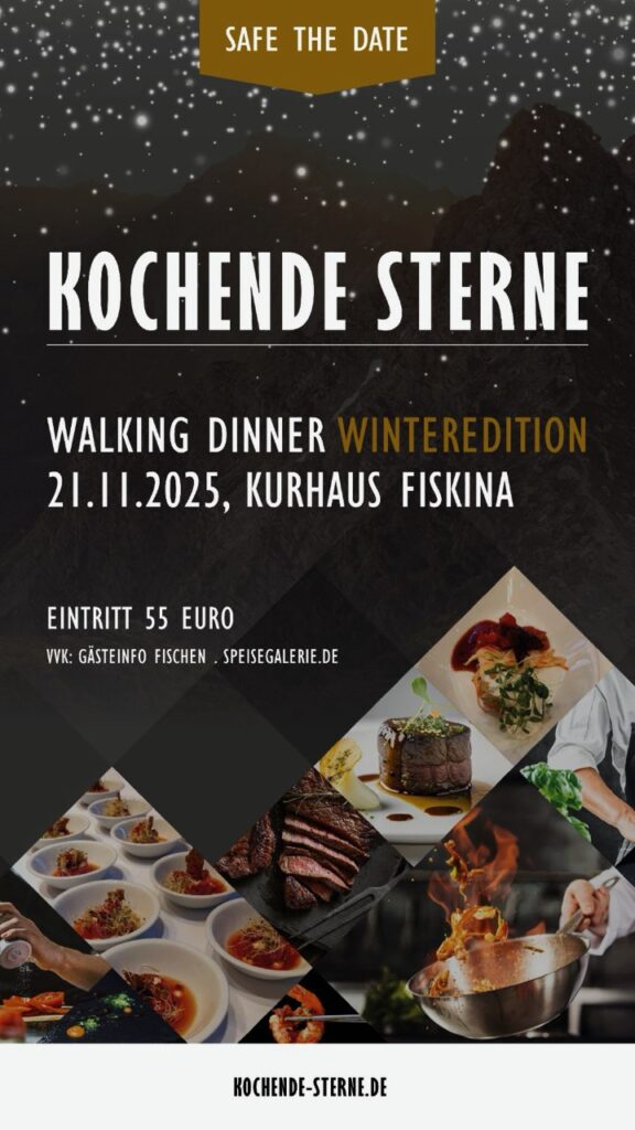 Kochende Sterne Winter-Edition Walking Dinner am 21.11.2025 in der Fiskina in Fischen