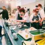 Das Azubi-Team vom Verein der Köche Oberallgäu beim Cooking-Wettbewerb von Chefs Culinar in Ulm
